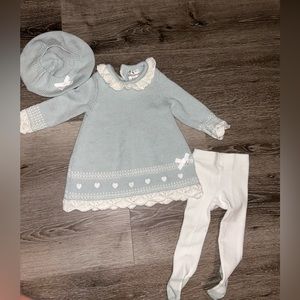 Max Studio baby- 3 piece baby girl dress